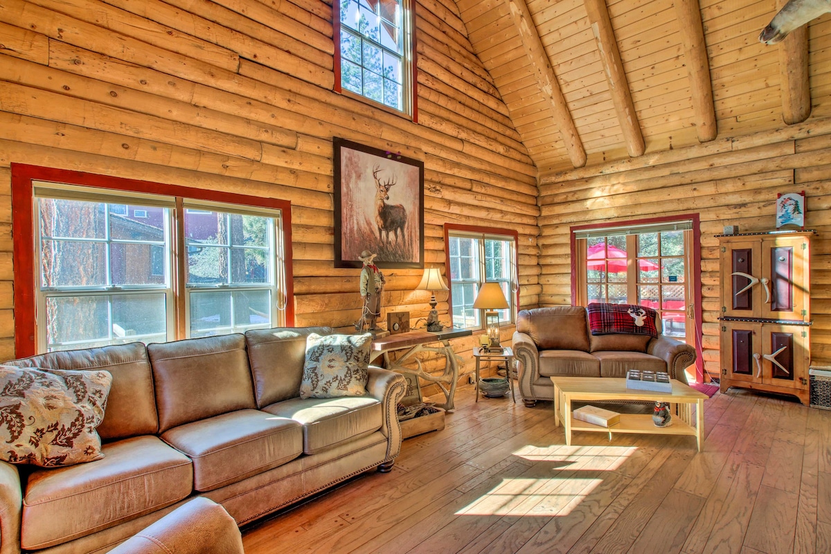 Pine Mountain Club Log Home w/ Deck + Grill!