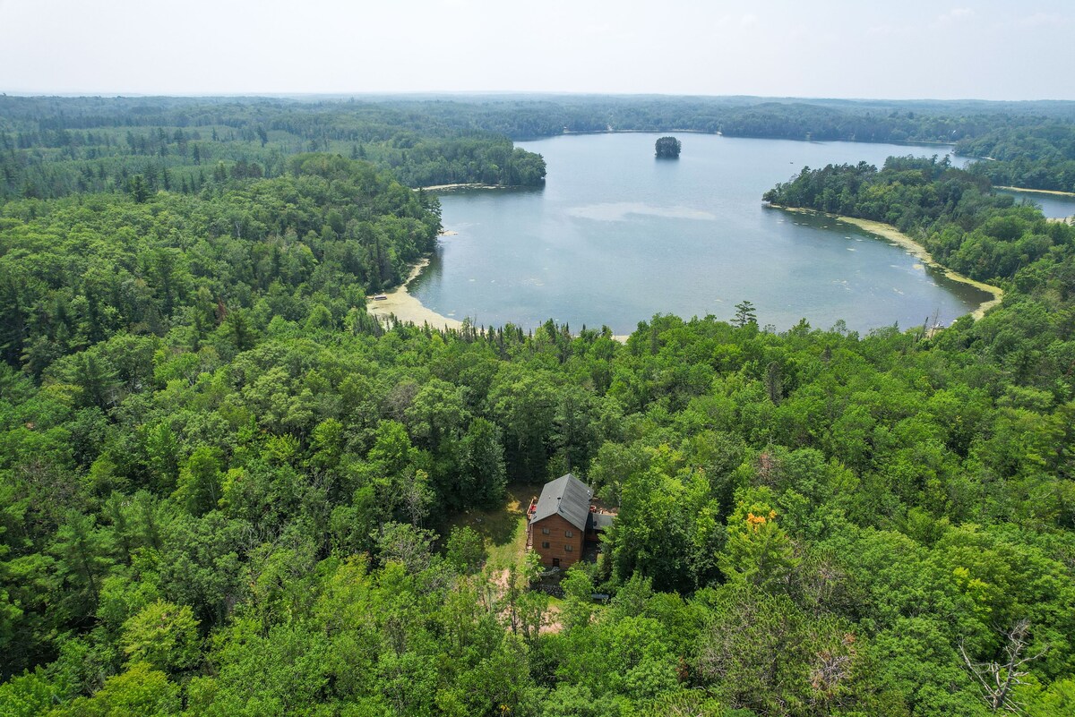 Scenic Hayward Lake View Retreat w/ Fire Pit