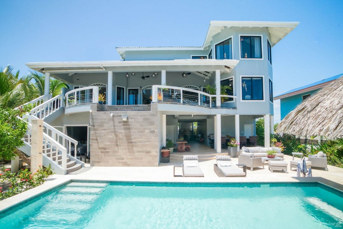 Luxury Oceanfront Villa w/ 2 Pools, Beach & Pier