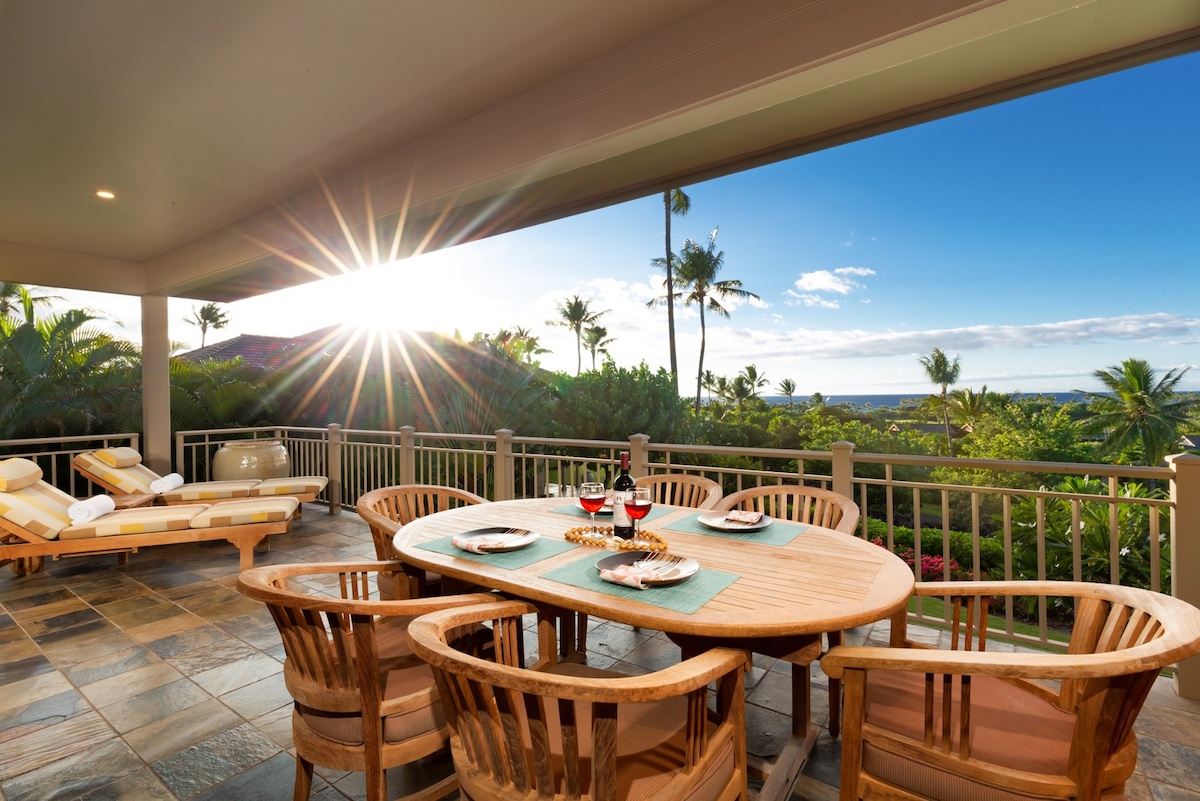 Lux Ocean View Villa in Four Seasons Hualalai