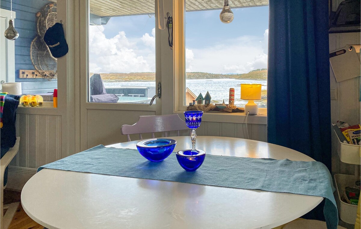 Pet friendly home in Smøla with kitchen