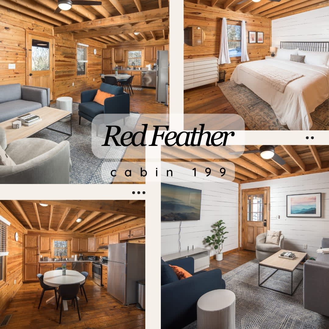 Tranquil Red Feather Cabin 199 | Close to Downtown