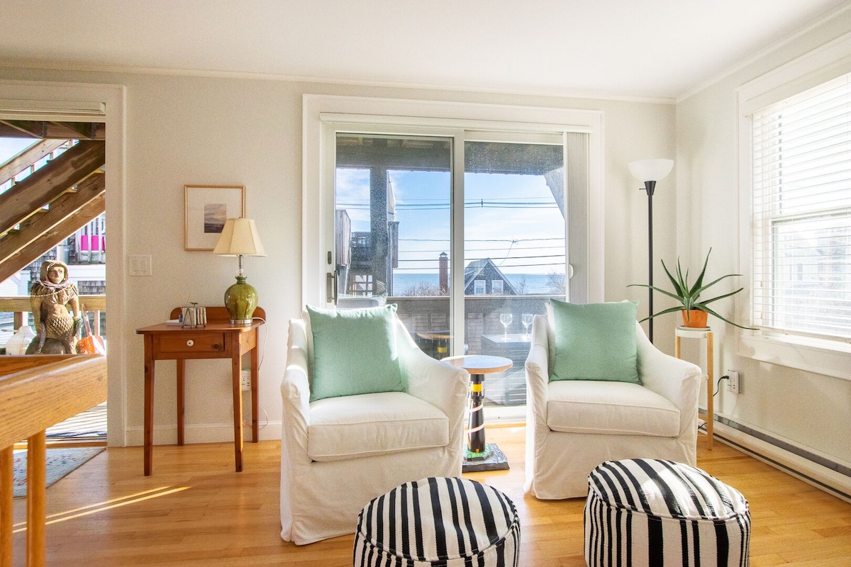 Condo w/Deck Private Beach & Water Views!