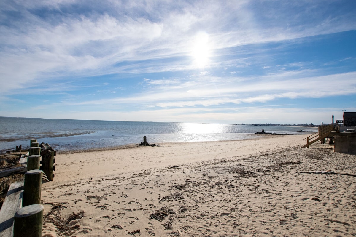 Condo w/Deck Private Beach & Water Views!