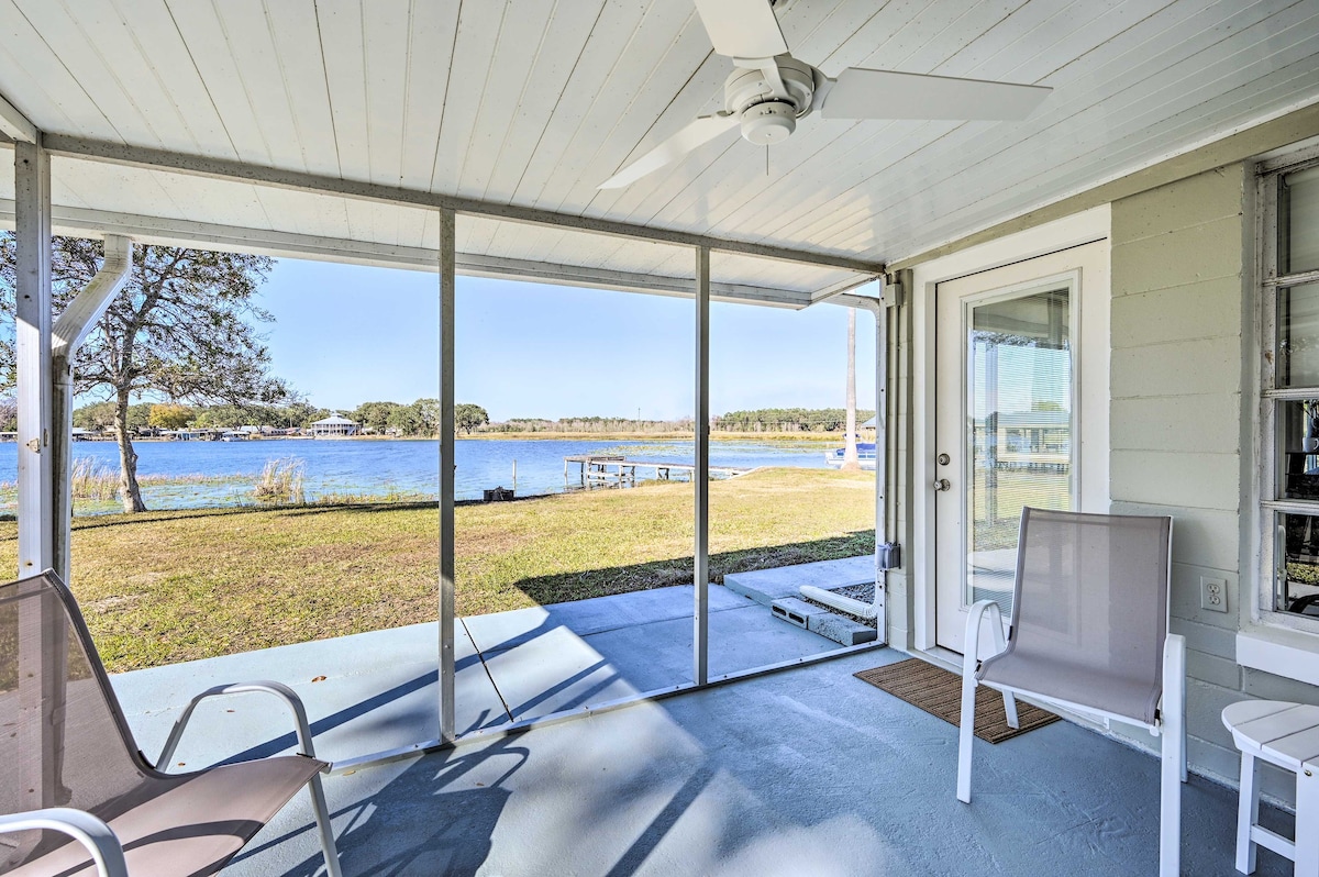 Summerfield Lakefront Vacation Home w/ Patio!