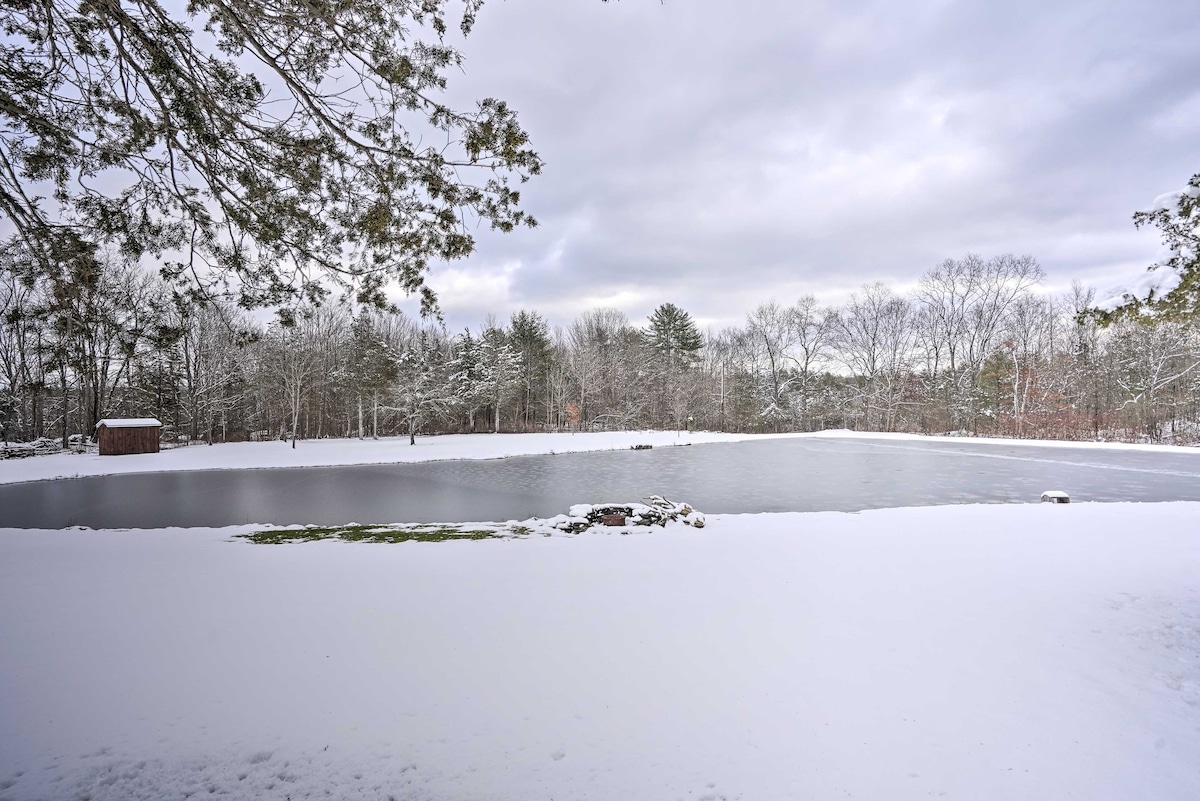 舒适的Catskills房源，占地2英亩，拥有池塘！