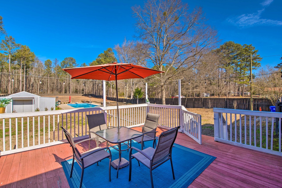 Atlanta Area Vacation Rental w/ Private Pool