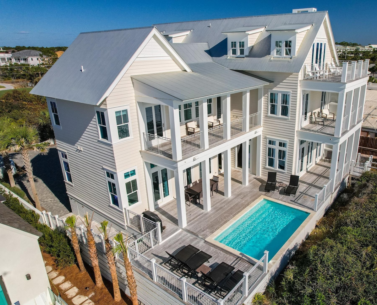 Gorgeous Home on 30A, Private Beach! Game Room, an