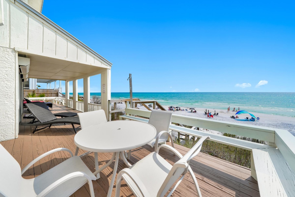 Beachfront home on 30A! 5-Bedrooms, Private Beach