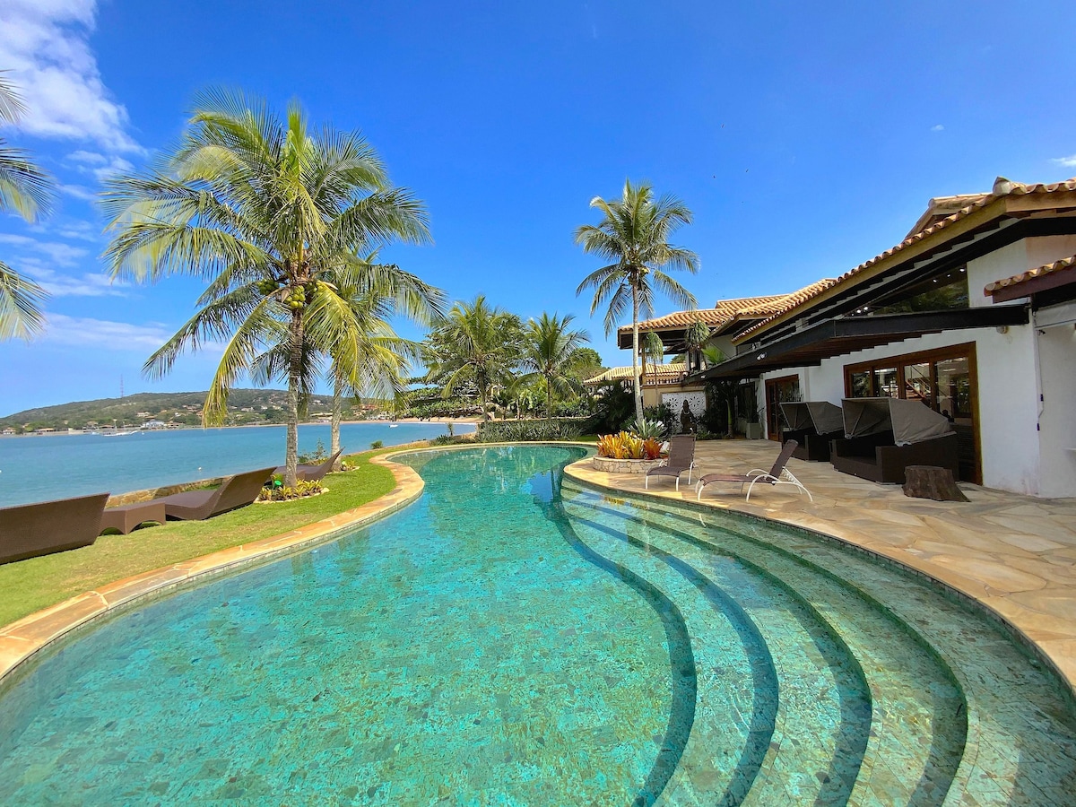 LuxuryBrasil # BZ35 Villa Ocean Bliss 09卧室Sandy Buzios度假屋