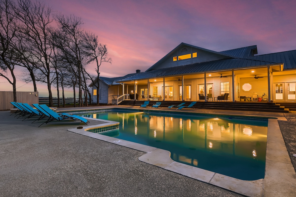 Pool|Sleeps 20+|80+ Acres |5000+ SF|Billards