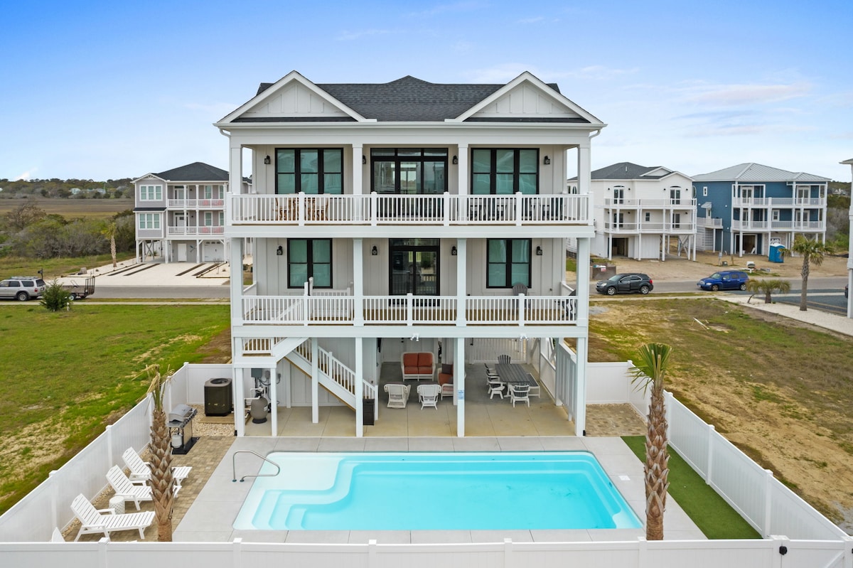 It's A Good Life on Ocean Isle with Heated Pool