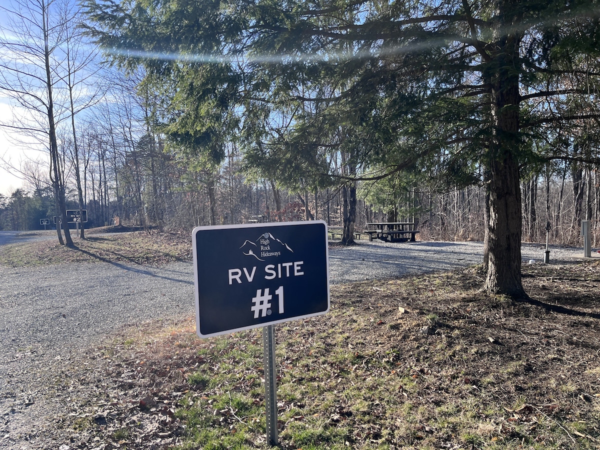 RV Site 1 at High Rock Hideaways (4 total sites)
