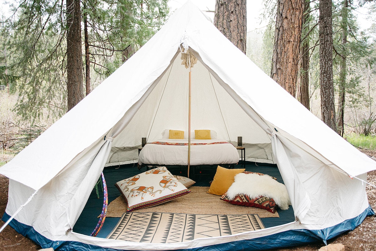 Glamping Tent Queen near Lassen National Park