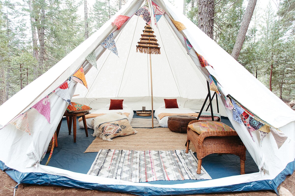 Glamping Tent Twin Near Lassen National Park