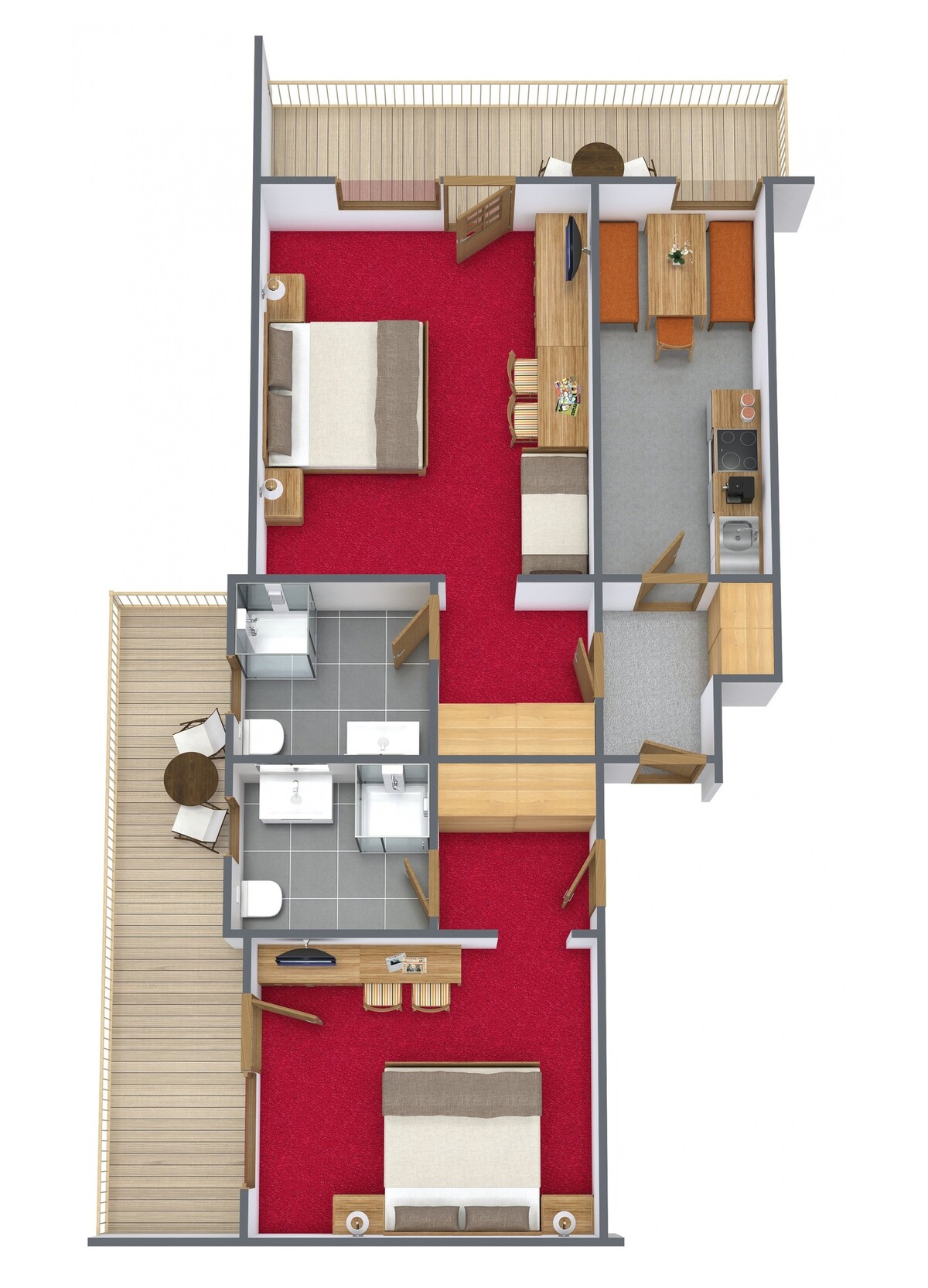 Sölden公寓面积为63平方米，可容纳5位房客（ 175160 ）