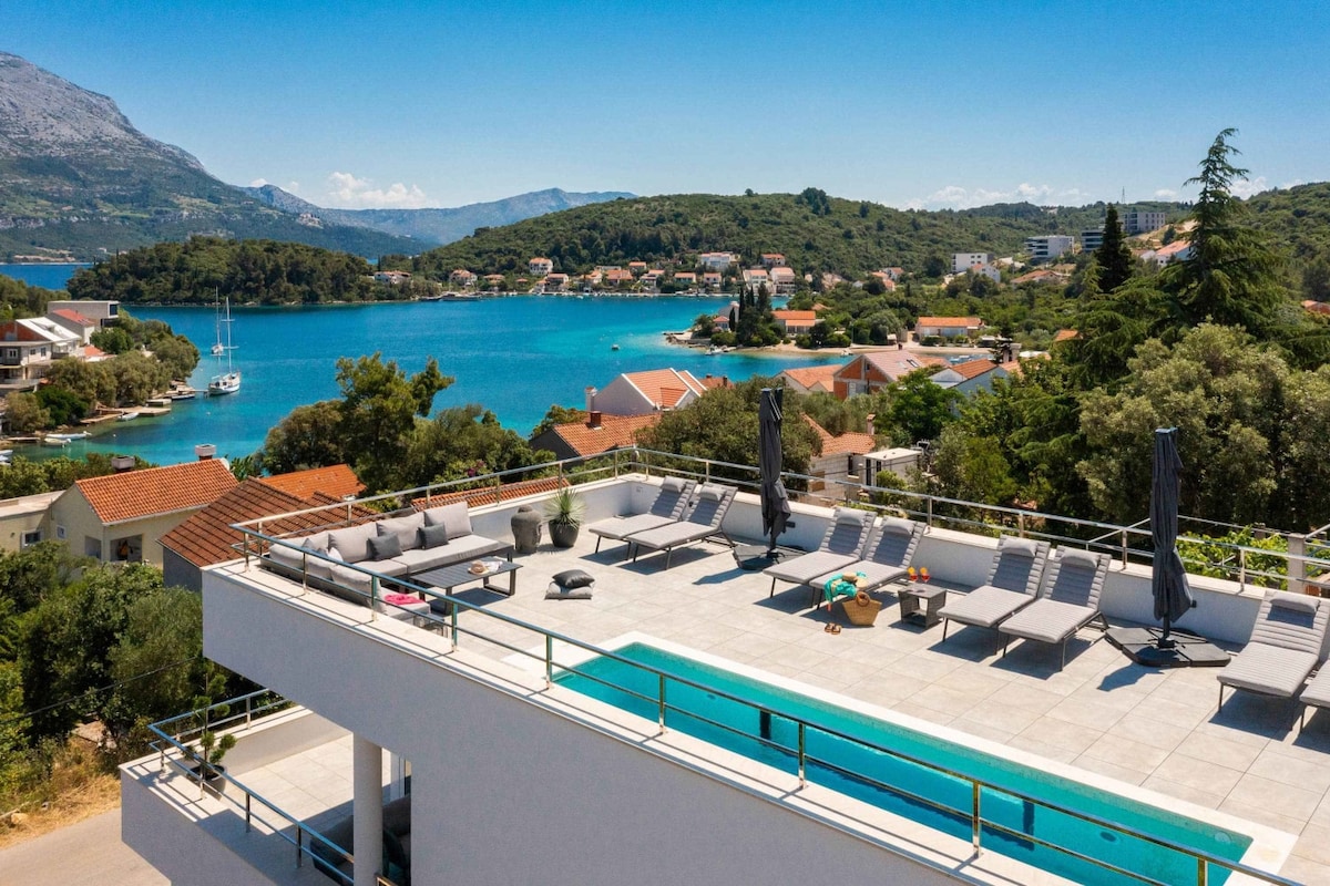 Luxurious Villa Near The Beach Korcula Island