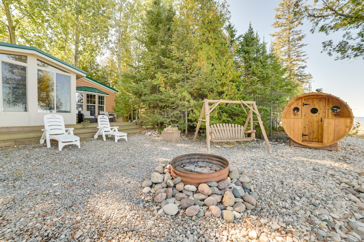 Family-Friendly Ocqueoc Cabin on Lake Huron!