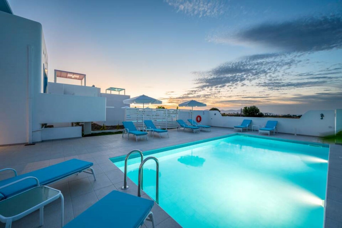 Xenos Villa 7 with a Private pool near the sea.