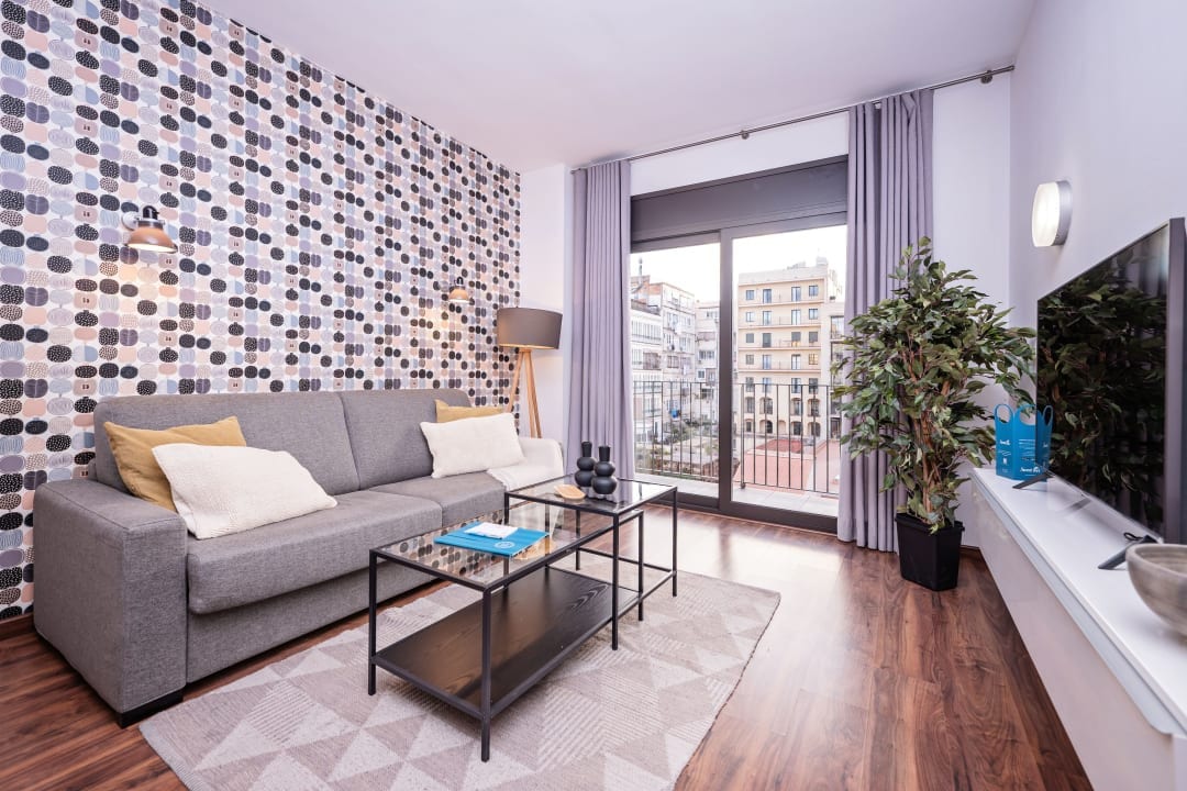 Sweet Inn | Dreta de l 'Eixample带阳台的设计2卧室公寓