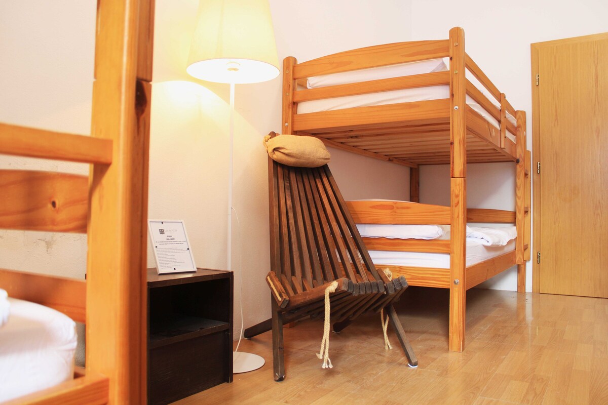 Bed in Dorm with shared bathroom near Mangart