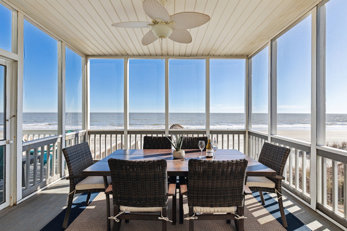 Dolphins Folly All Oceanfront Bedrooms with Porch