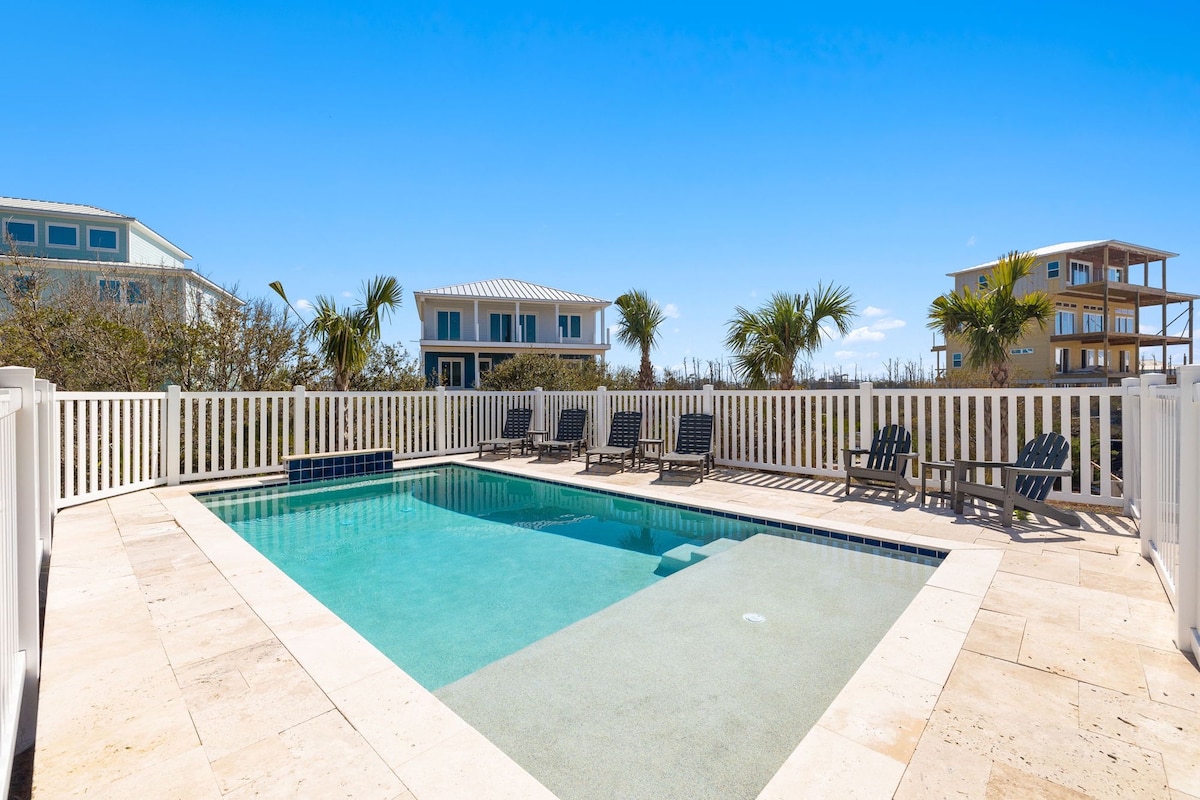 Gulf Front! Private Pool! State Park Access!
