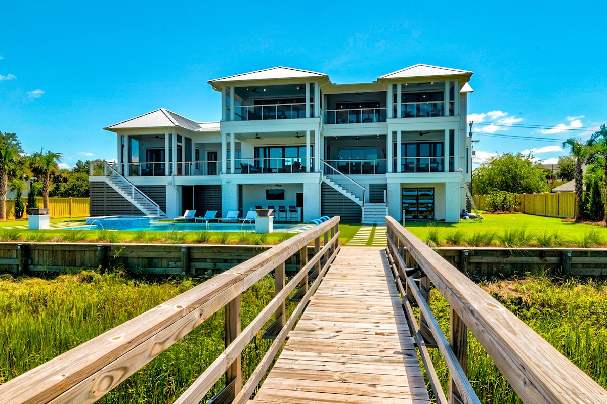 Waterfront Home with Deep Water Dock