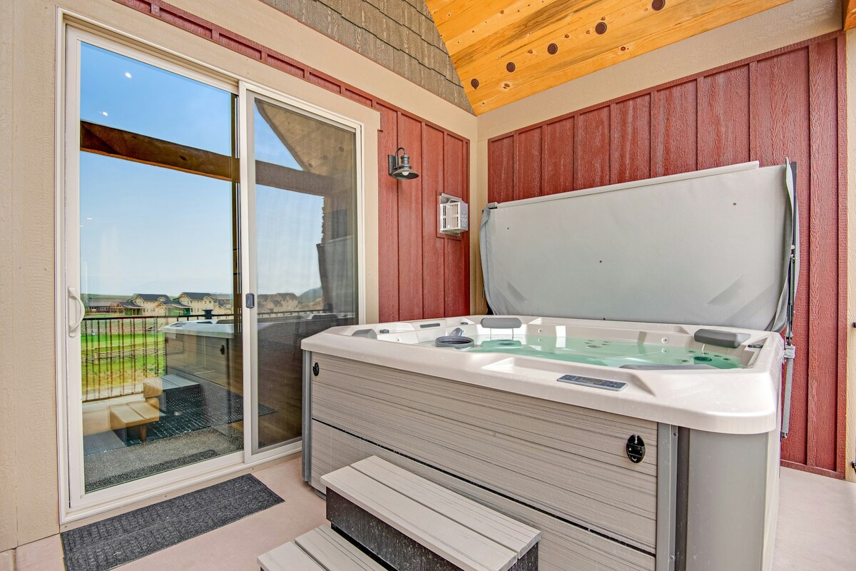 3BR Mountainview | Hot Tub | Fireplace | Balcony