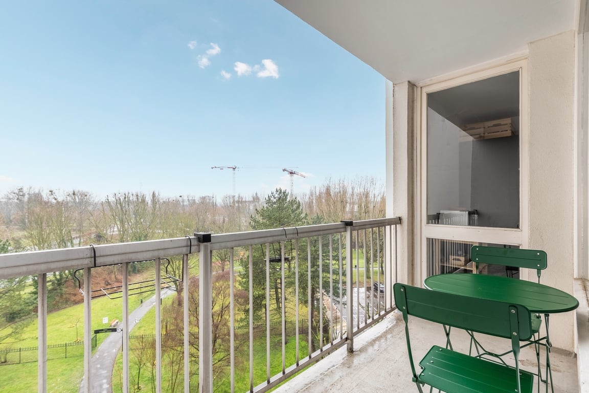 Two bedrooms with parking and balcony