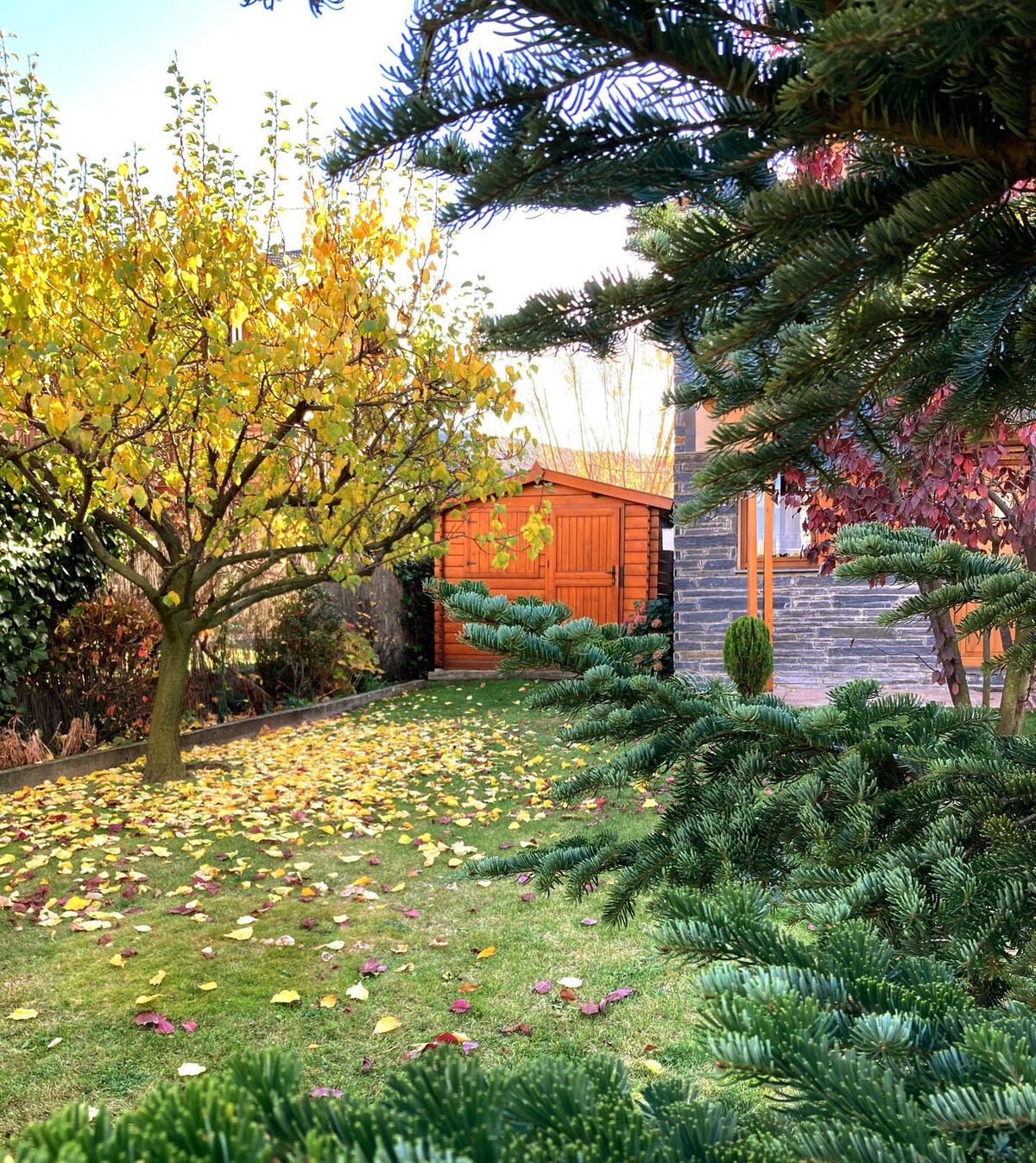 Townhouse with private yard in Ossèja