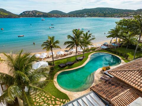 Paradisiac beachfront villa in Buzios - Buz013
