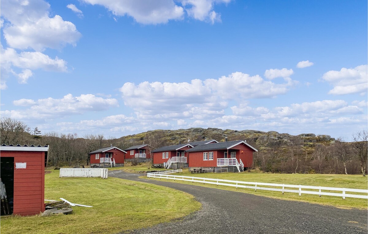 Pet friendly home in Offersøy with house sea view