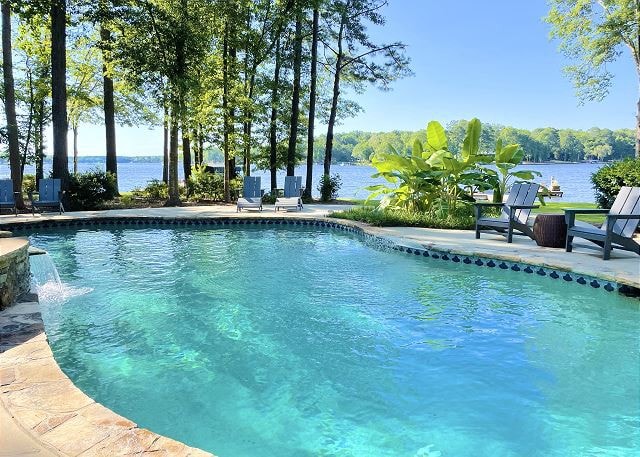 Knot your Average Lake House with pool and hot tub