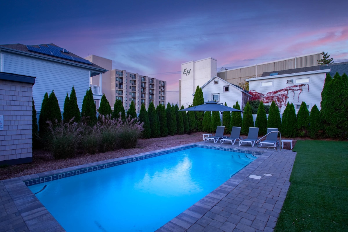 5 Private Pool Ocean Views Downtown Rehoboth Beach