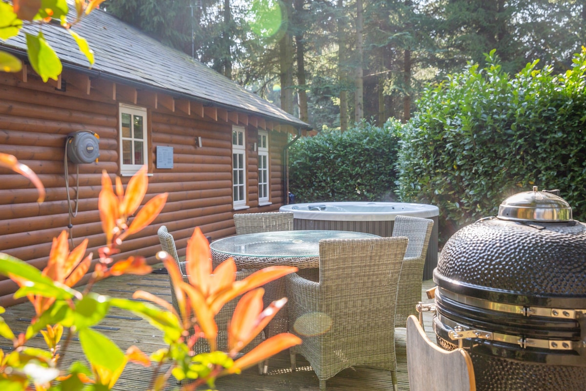 Luxury Dog Friendly Forest Lodge with Hot Tub