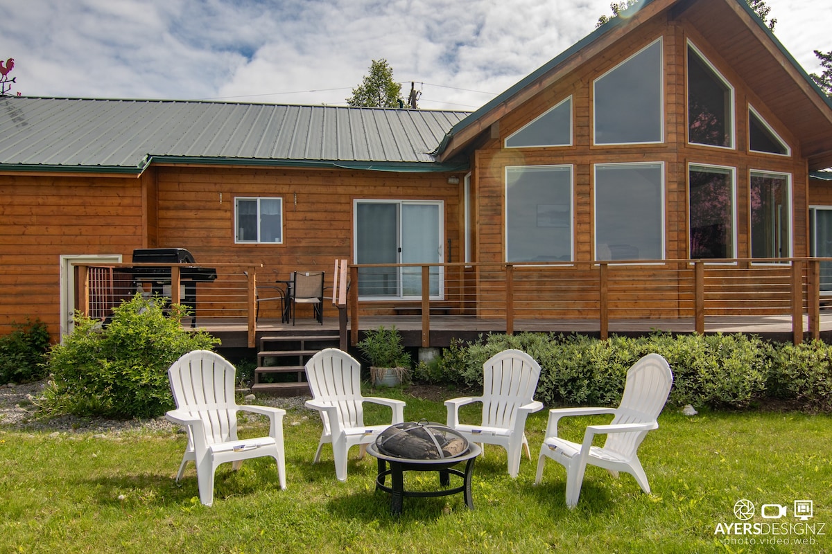 Amazing Cook Inlet & Mountain View Home & Cabin
