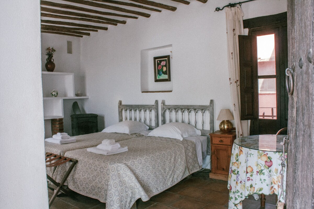09 Acequia ( habitación con camas ind y terraza )