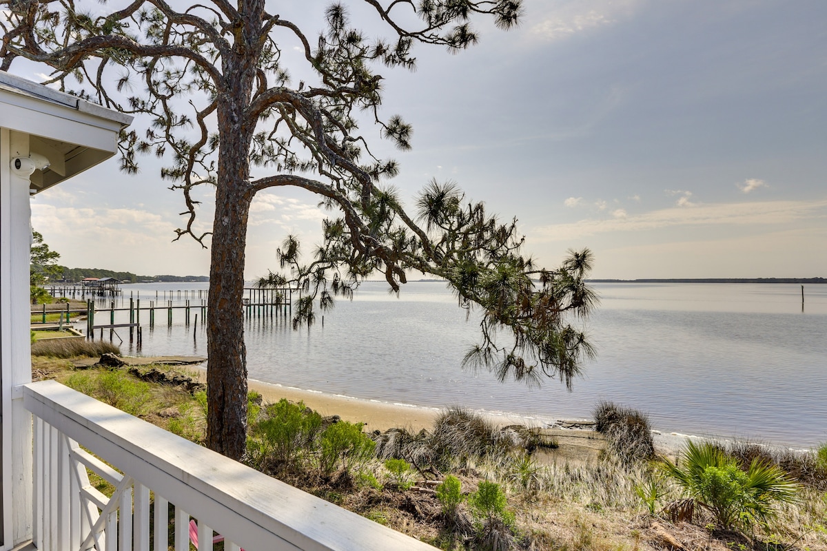 Waterfront Ochlockonee Bay Cottage w/ Views!