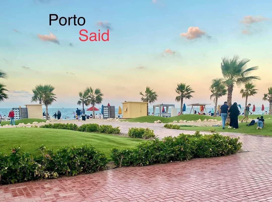 Port Said city, Damietta Port Said coastal road nu