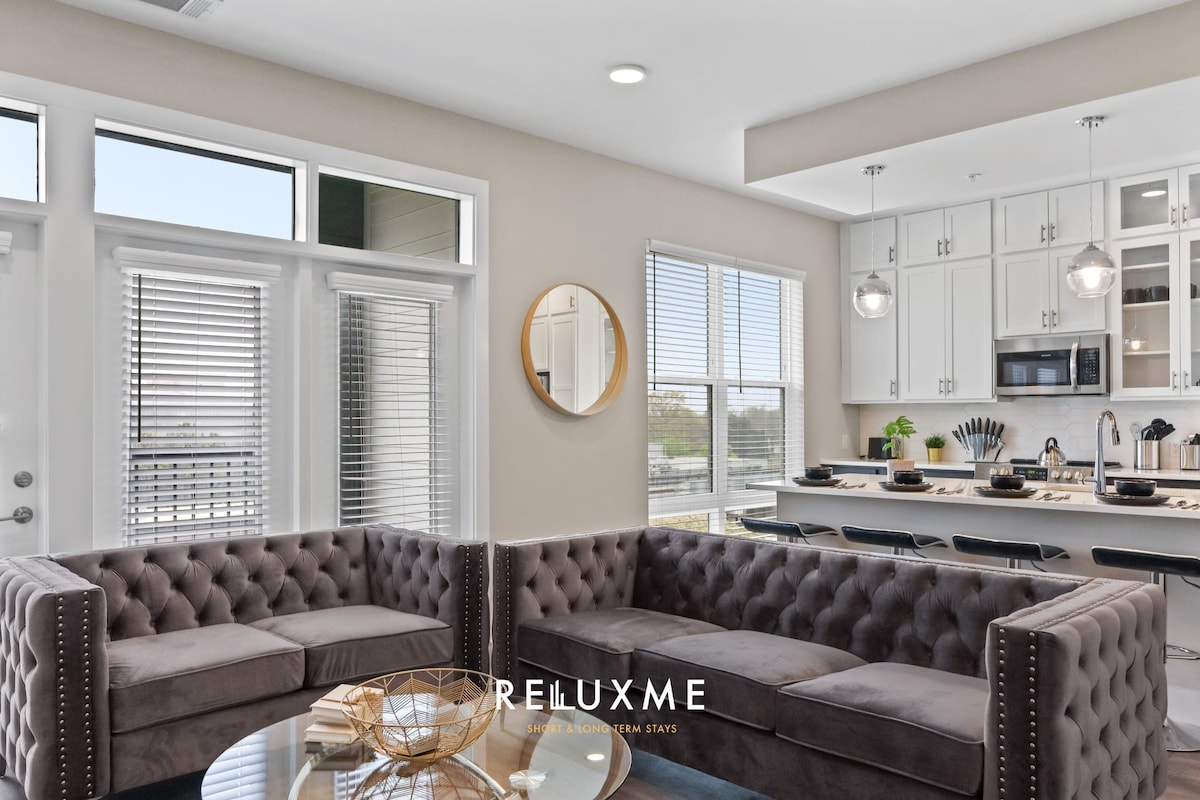 Reluxme |豪华2卧室公寓，配备便利设施和加大双人床