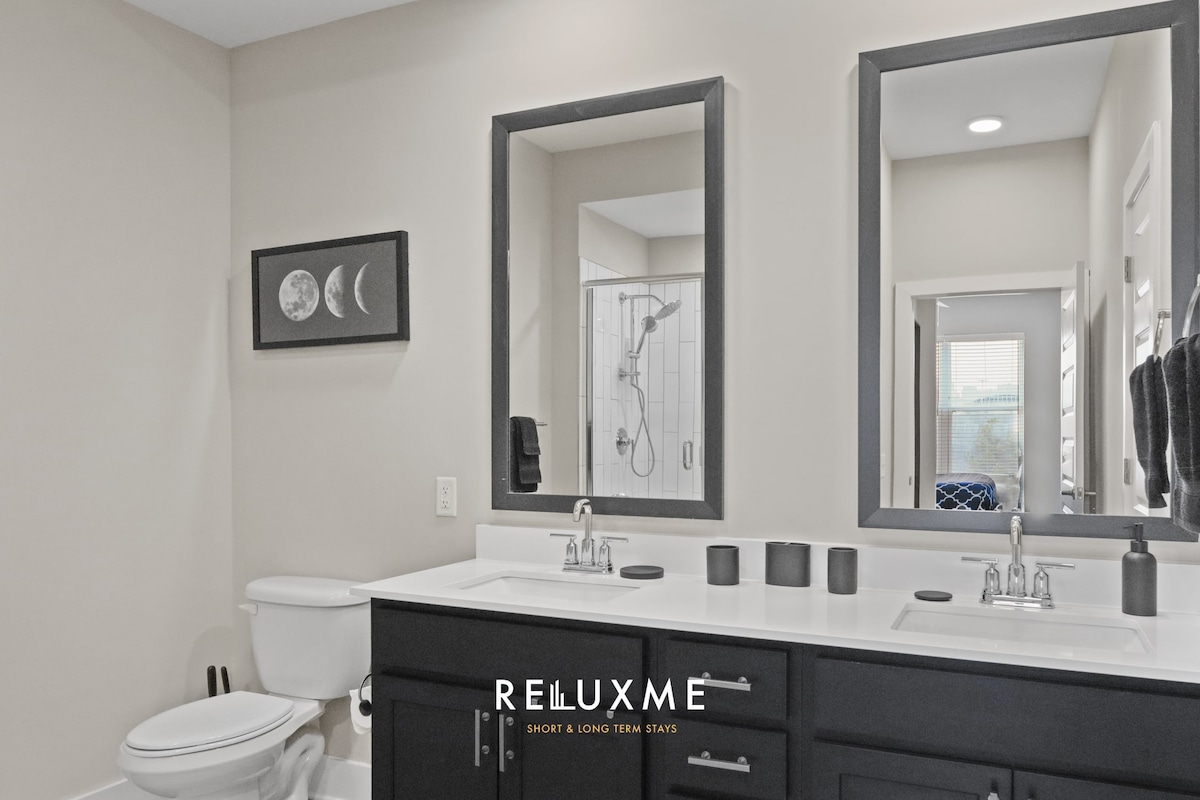 Reluxme |豪华2卧室公寓，配备便利设施和加大双人床