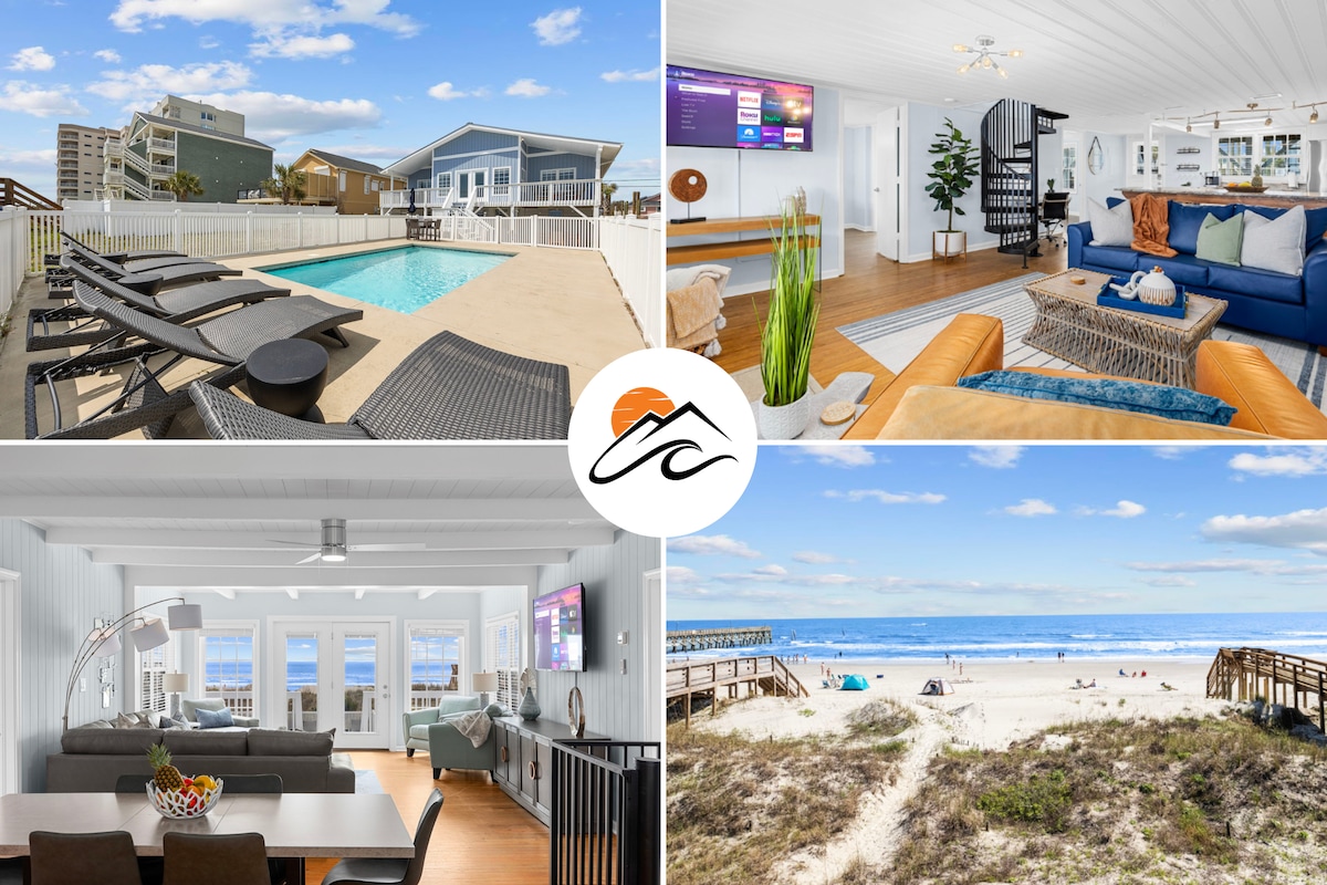 7BR Oceanfront Home | Pool | A Place of Searenity