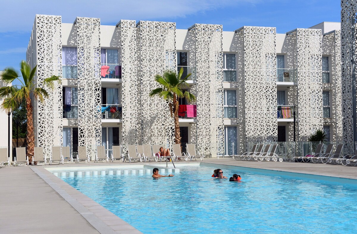 Apprt Equipé Près de la Plage! Piscine Saisonnière