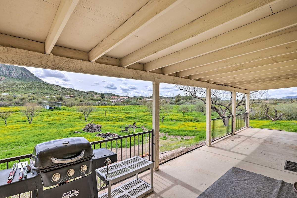 Phoenix Vacation Rental on 7-Acres w/ Deck & Grill