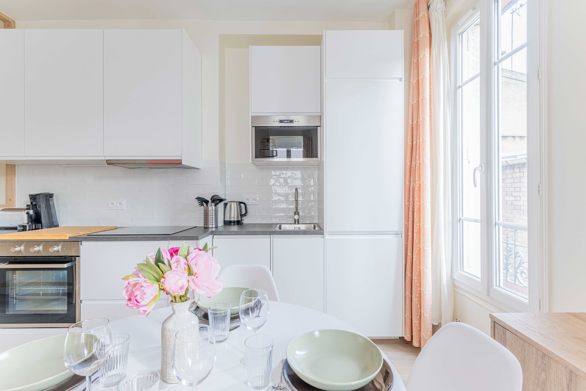 Superb bright apartment - Colombes