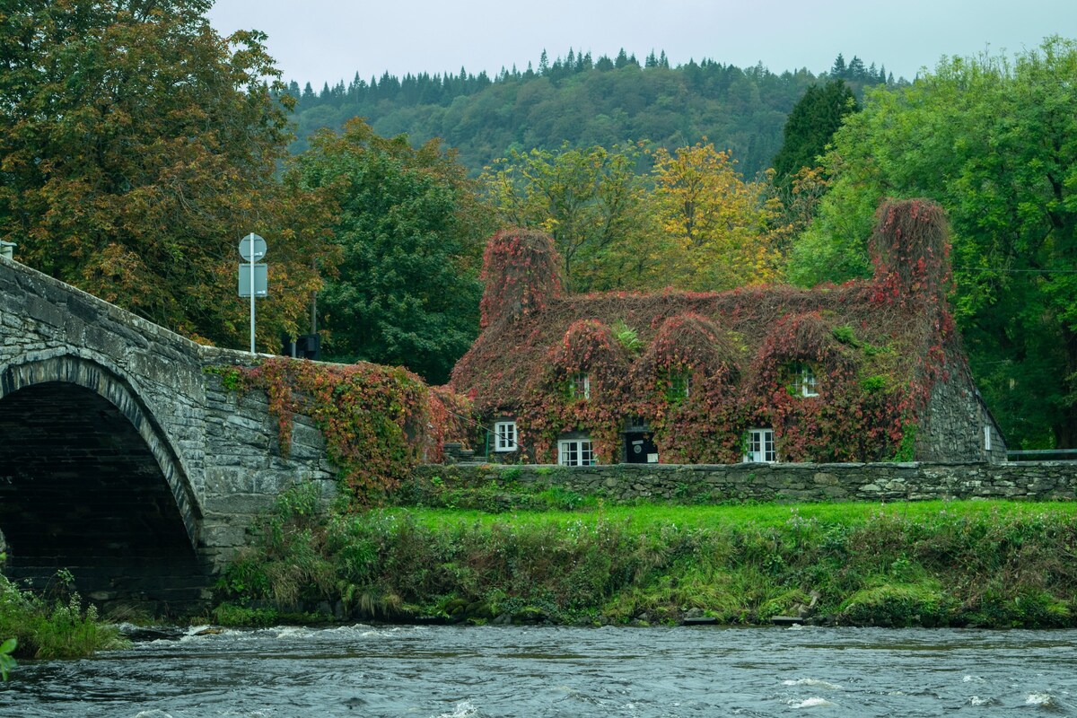 Swn Yr Aber, cosy stone cottage near Llanrwst