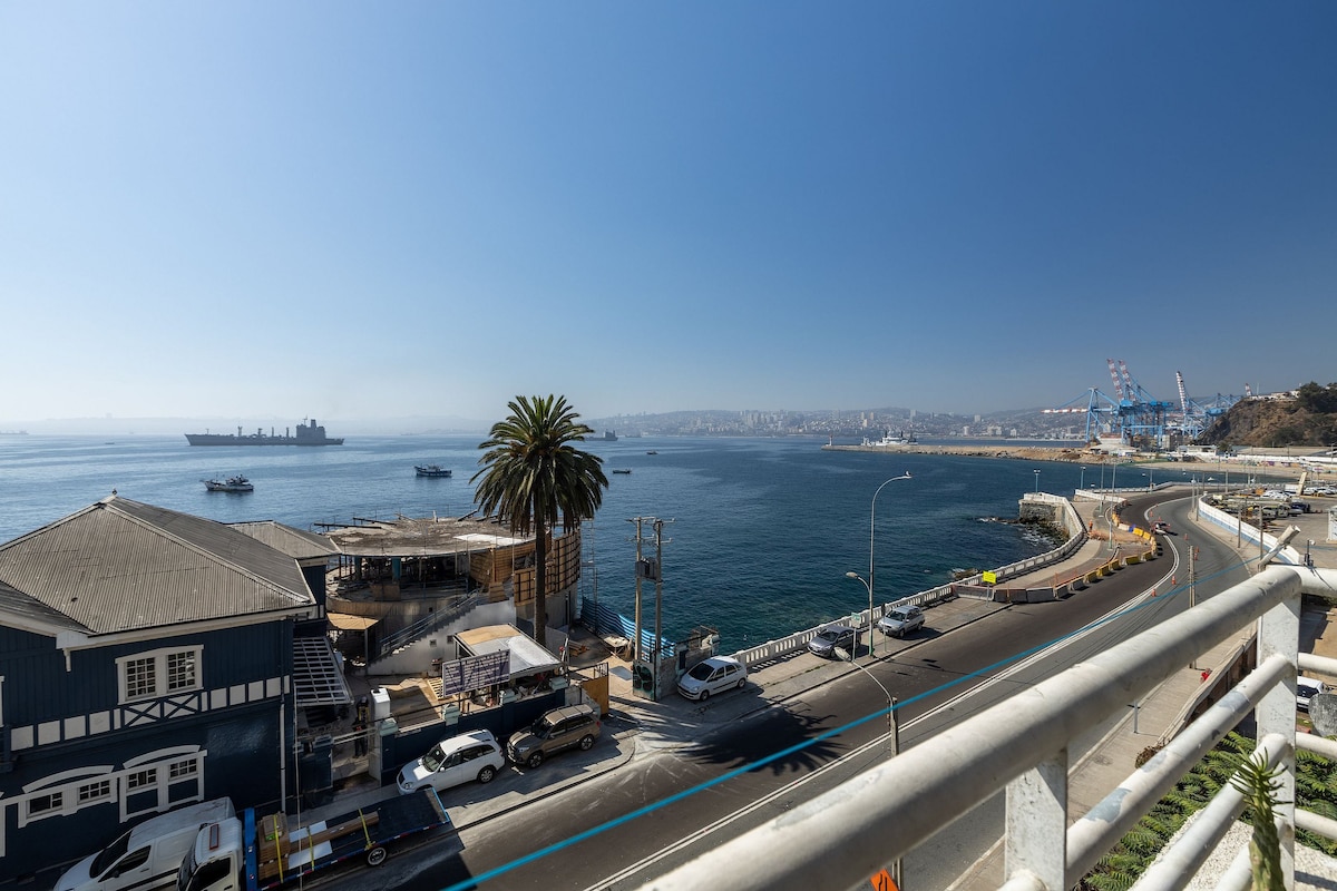 Spacious and Equipped Apartment in Valparaíso