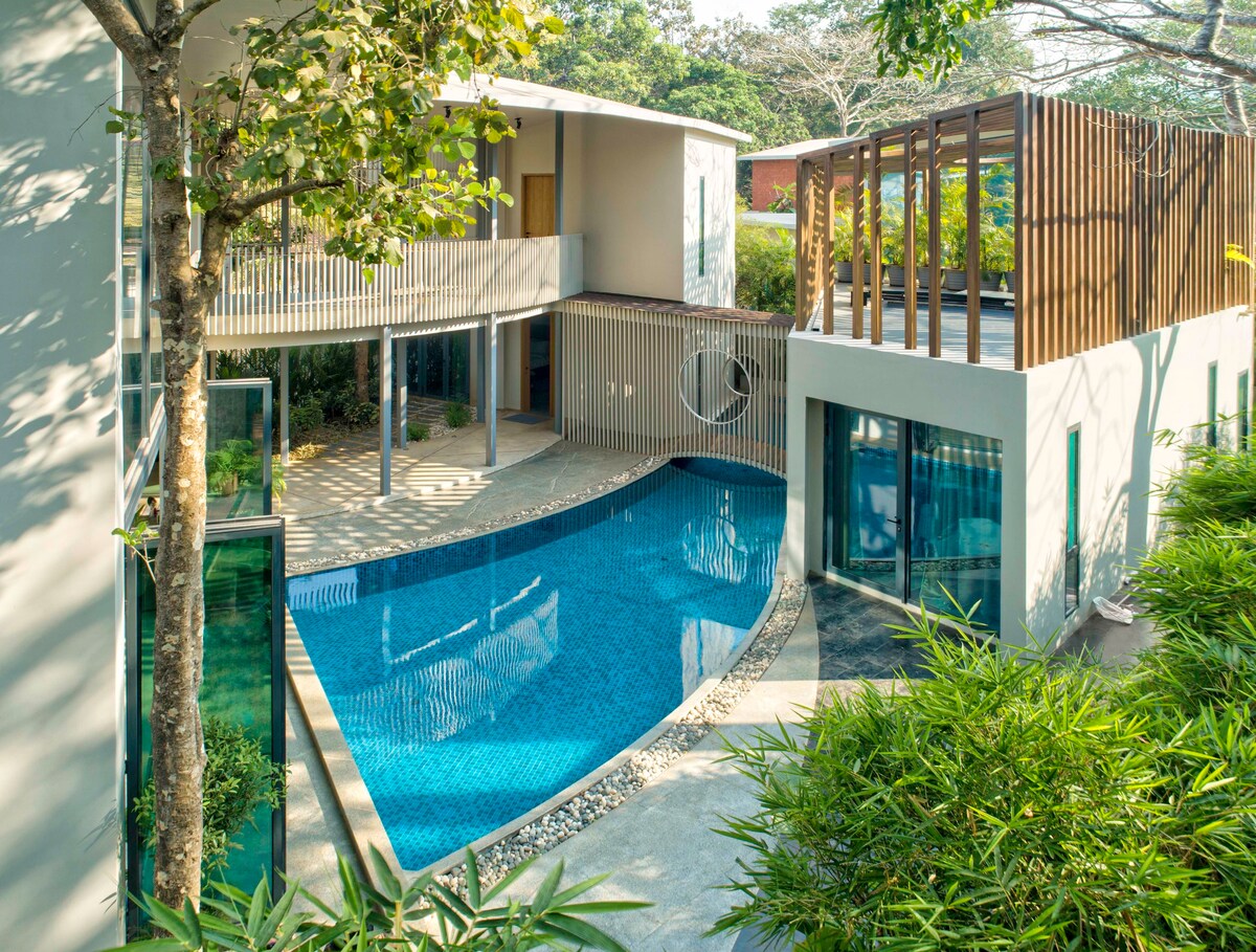 Designer 4BR Private Pool Villa in Siolim, Goa
