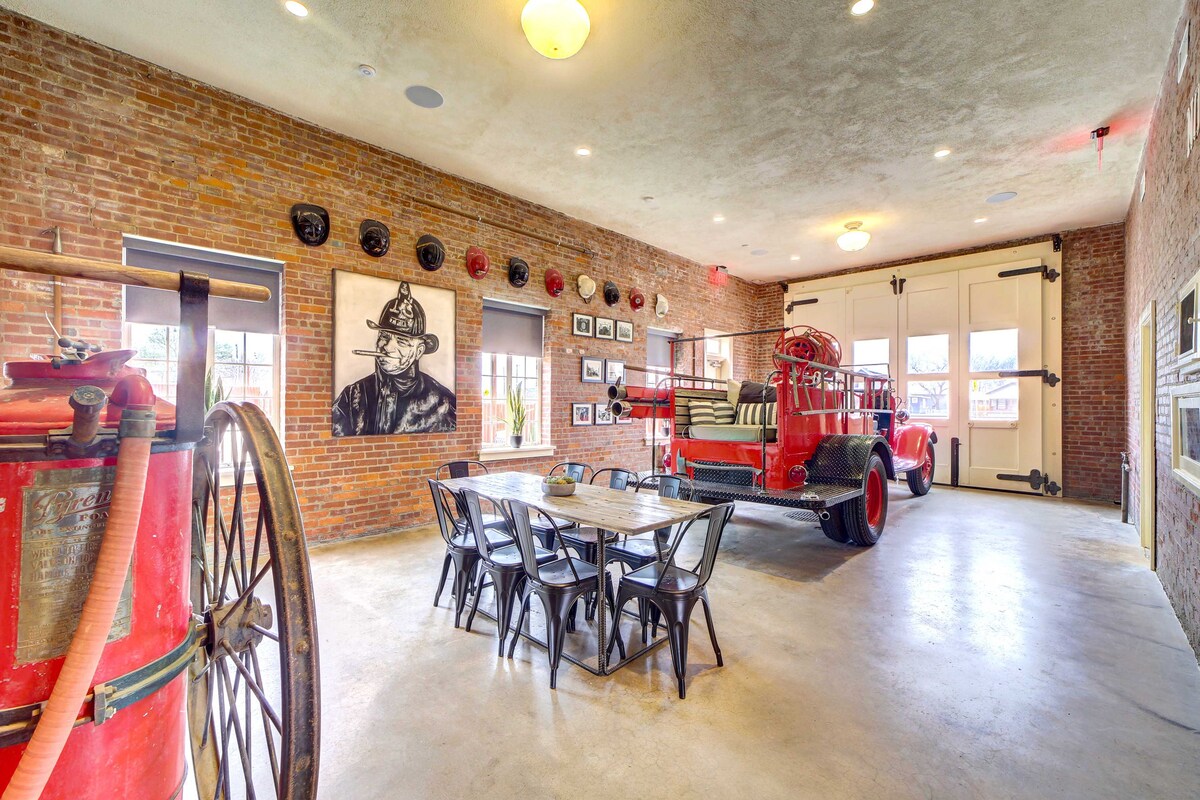 Historic, Renovated Fire Station Vacation Rental!